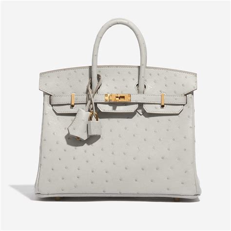 hermes 25 ostrich birkin